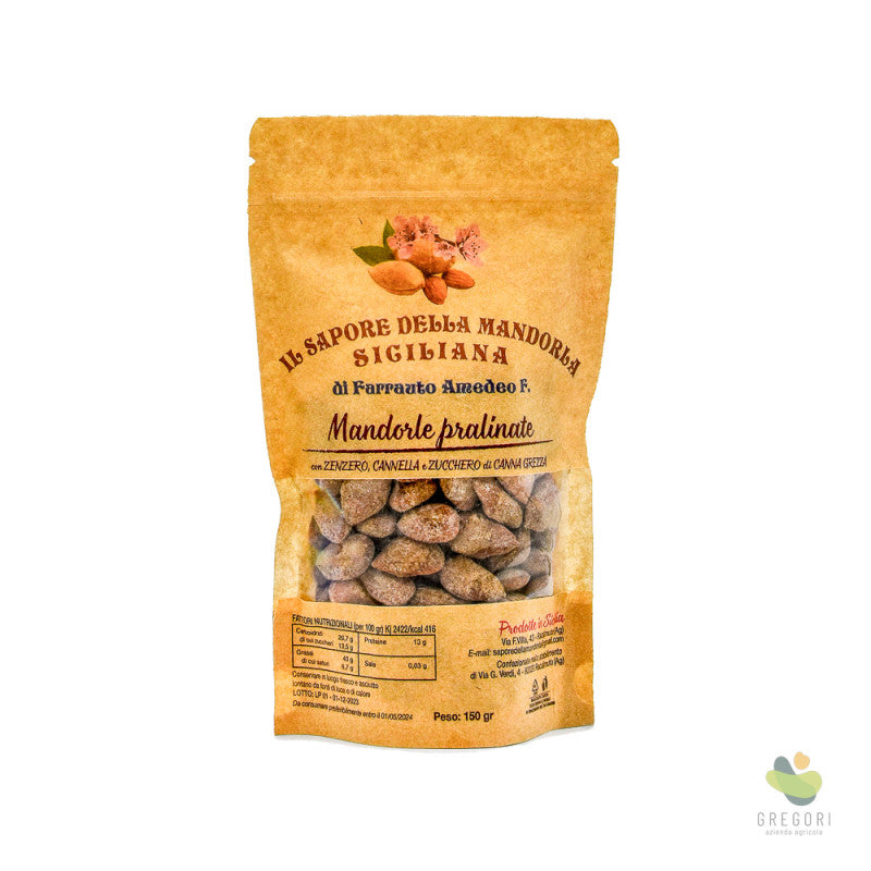 Mandorle pralinate (cann. e zenzero)