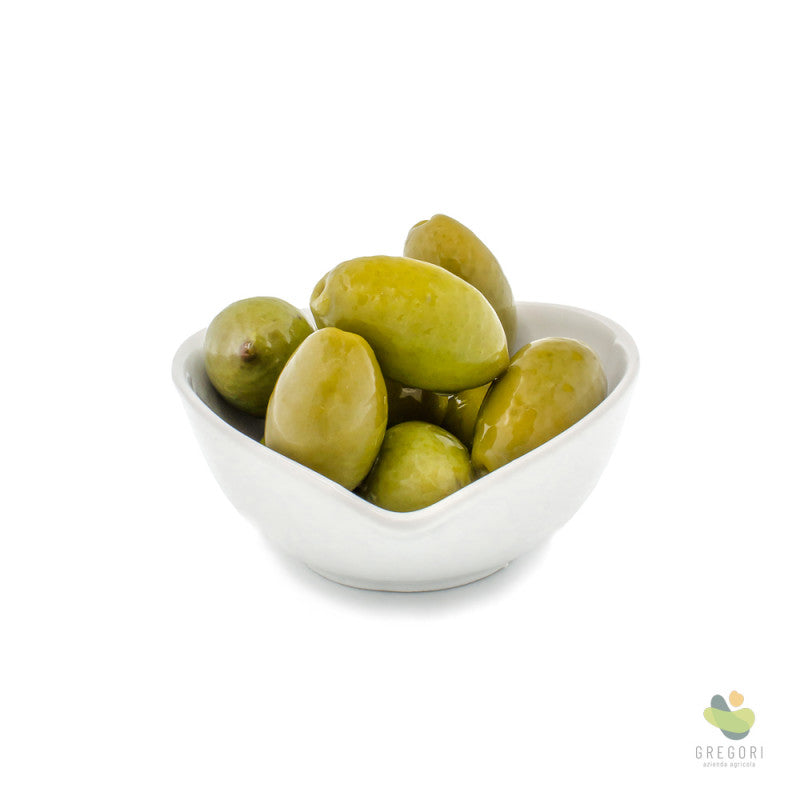 Olive verdi giganti in salamoia